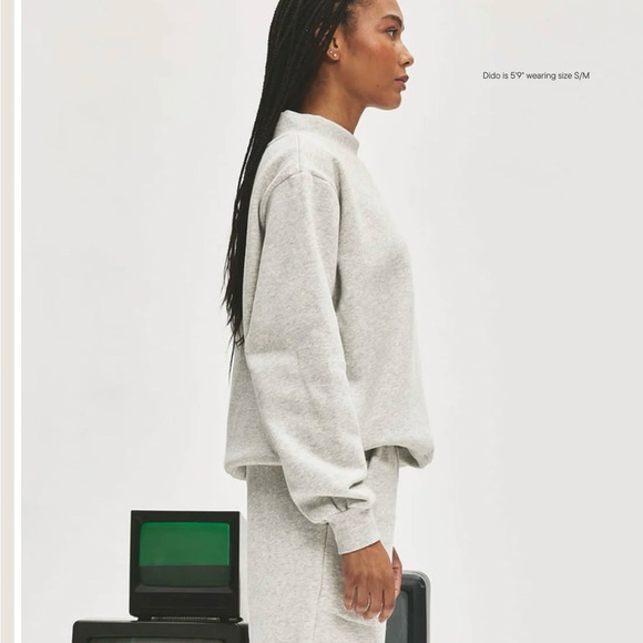 Parke Mockneck, embossed gray size XXL NWT - Picture 3 of 6